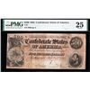 1864 $500 T-64 Confederate States of America PMG 25