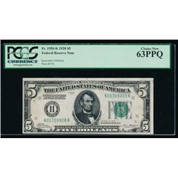 1928 $5 Dallas FRN PCGS 63PPQ