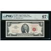 Image 1 : 1963 $2 STAR Legal Tender Note PMG 67EPQ