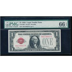 1928 $1 Legal Tender Note PMG 66EPQ