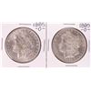 Lot of (2) 1885-O $1 Morgan Silver Dollar Coins