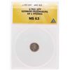 Image 1 : 1763 Germany-Regensburg AR Pfennig Coin ANACS MS63