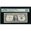 Image 1 : 1957 $1 Silver Certificate PMG 67EPQ