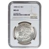 Image 1 : 1890-CC $1 Morgan Silver Dollar Coin NGC MS63