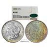 Image 1 : 1884-O $1 Morgan Silver Dollar Coin NGC MS63 CAC Amazing Toning