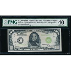 1934 $1000 Philadelphia FRN PMG 40