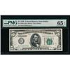 1928 $5 Dallas FRN PMG 65EPQ