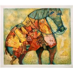 Gregory Kohelet- Original Serigraph  Horse 