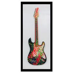 E.M. Zax- One-of-a-Kind hand painted electric guitar "Guitar"