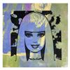 Image 1 : Gail Rodgers, "Barbie" Hand Signed Original Hand Pulled Silkscreen Mixed Media on Canvas with Letter