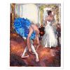 Image 1 : Hedva Ferenci, "Blue Dancer" Limited Edition Serigraph, Numbered and Hand Signed with Certificate of