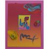 Image 2 : Peter Max- Original Mixed Media "Love"