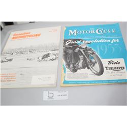 MOTORCYCLE MAGAZINES 1 IS POOR