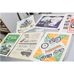 ANTIQUE MOTORCYCLE ADS