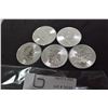Image 1 : 5 TIMES THE MONEY 1 OZ .9999 STERLING CANADIAN $5 COIN