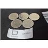 Image 1 : 5 CANADA 1980s SILVER DOLLAR LOT
