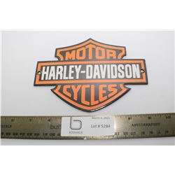 HEAVY PORCELAIN SIGN.....HARLEY DAVIDSON