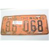 Image 1 : 1950   SASKATCHEWAN LICENSE PLATE
