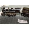 Image 2 : WOW! HAFNER CHICAGO TOYS CPR TRAIN SET TOY WITH WORKING CAST CLOCKWORK ENGINE & LITHO TIN CARS