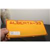 Image 1 : RARE 1933 ALBERTA ISSUERS BLANK LICENSE PLATE  --REPAINTED