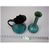 Image 2 : BLUE MOUNTAIN VASE & PITCHER (2X THE MONEY) PITCHER HAS 2 SMALL CHIPS)