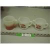 Image 1 : VINTAGE FIRE KING CREAM & SUGAR PLUS FIRE KING COFFEE MUG