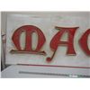 Image 2 : ADVERTISING SIGN ON PLEXIGLASS (50 X 19 IN WIDE)