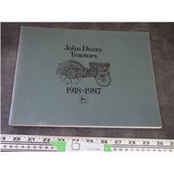 JOHN DEERE HARD TRACTORS 1918-1987 BOOKLET