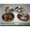 Image 1 : (2) NORMAN ROCKWELL & 2 ANIMAL COLLECTOR PLATES