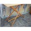 Image 3 : VINTAGE WOODEN IRONING BOARD T. EATONS CO (48 LONG X 29 IN HIGH)