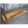 Image 8 : VINTAGE WOODEN IRONING BOARD T. EATONS CO (48 LONG X 29 IN HIGH)