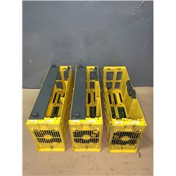 (3) - FANUC A05B-2400-C060 2 SLOT BACKPLANE RACKES