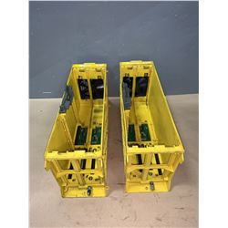(2) - FANUC A05B-2400-C060 2 SLOT BACKPLANE RACKES