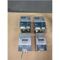 LOT OF SOLA POWER SUPPLIES (SEE PICS FOR PART NUMBERS)