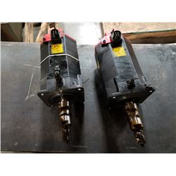(2) FANUC A06B-0272-B605 AC SERVO MOTOR