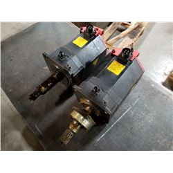 (2) FANUC A06B-0272-B605 AC SERVO MOTOR (1 OF 2 MISSING PULSECODER) *SEE PICS FOR DETAILS*