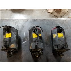 (3) FANUC A06B-0238-B605 AC SERVO MOTOR