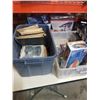 Image 1 : 2 BOXES VINTAGE MAGAZINES, COLLECTABLES, METAL VASE