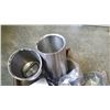 Image 2 : TRAY OF STAINLESS POLE MOUNTING BRACKETS AND PARTS
