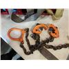Image 2 : Tray of tie down straps and chain lifts