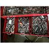 Image 5 : 2 PIECE TOOL CHEST WITH CONTENTS - TOOLS, SOCKETS, ETC