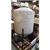Image 1 : 300 GALLON 45 DEG CONE BOTTOM TANK ON STAND MSRP $450