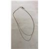 Image 2 : 2 stamped .925 rings, necklace and earrings