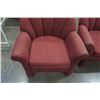 Image 2 : TWO VANCE CHANNEL BACK BUCKET CHAIRS