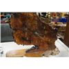 Image 2 : Burl clock and metal clock