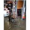 Image 1 : METAL CORNER PLANTER STAND WITH METAL PLANTERS