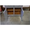 Image 2 : PAITNED 2 DRAWER OAK STAND