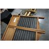 Image 2 : VINTAGE WOOD WASHBOARD CABINET