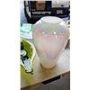 Image 9 : BOX OF GLASSWARE, JUG AND BOWL SET, BRASS FRAMED MIRROR, FIGURES