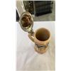 Image 8 : STEIN, GLASS VASE AND SAKE SET